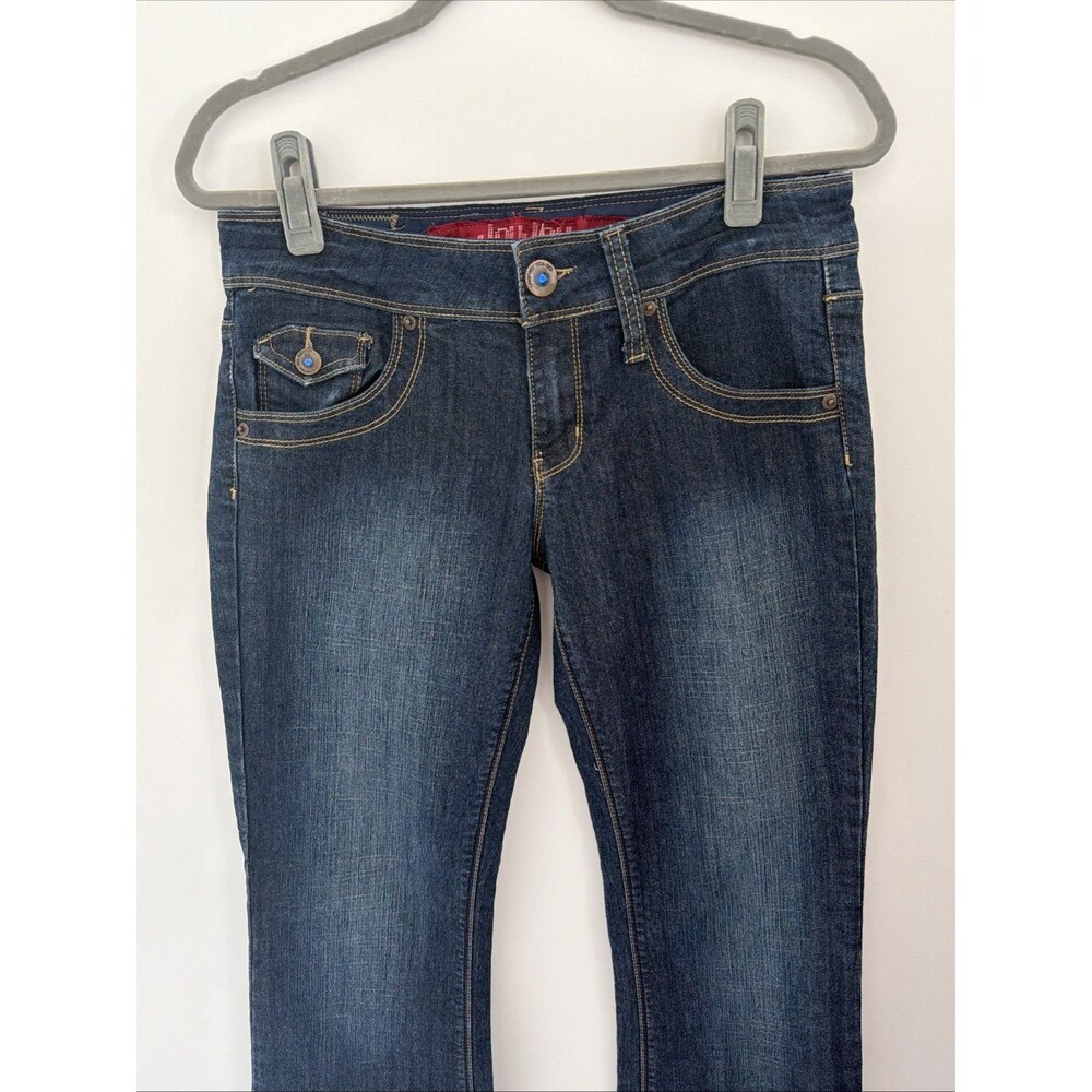 Vtg Y2K JouJou Jeans Bootcut Denim Womens Sz 9/10 32x33 Blue Western Cowgirl EUC - Picture 3 of 16